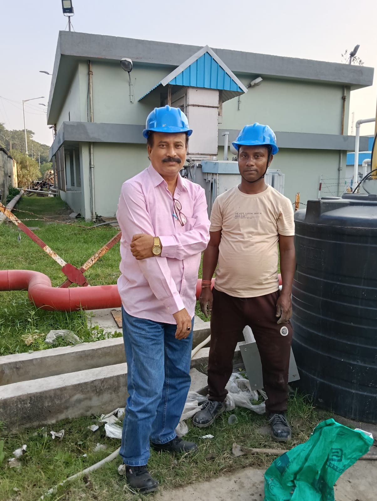 Working on Solar Panels